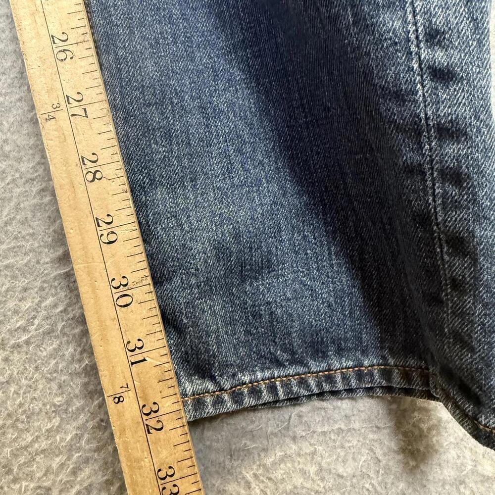 J. Crew The Sutton Men's Size 29x32 Medium Wash Blue Cotton Ankle Jeans - Picture 4 of 9